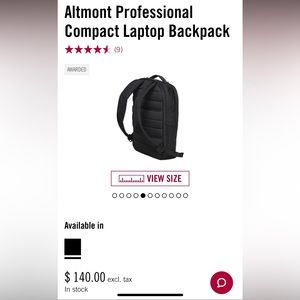 New With Tags Victorinox Swiss Army Backpack